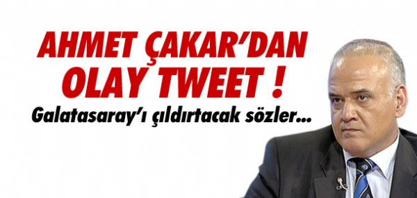 Ahmet akar'dan olay tweet