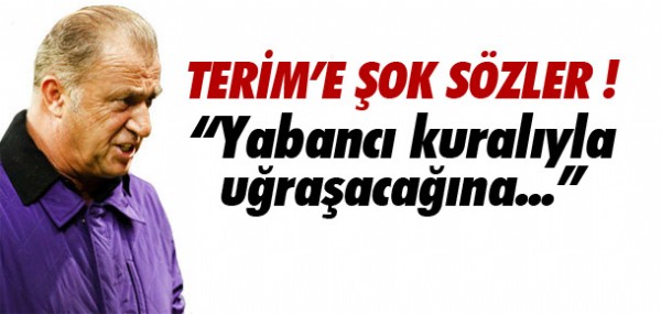 Fatih Terim'e ok szler