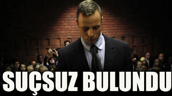 Oscar Pistorius susuz bulundu