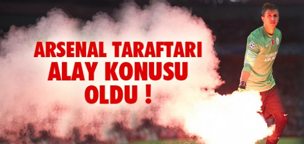 Arsenal taraftar alay konusu oldu