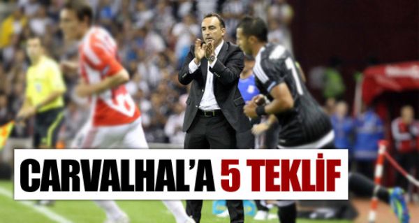 Carvalhal'a 5 teklif var