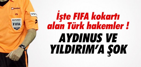 te FIFA kokart alan hakemler