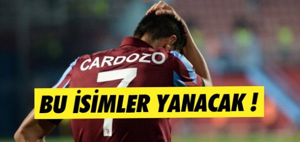 Trabzonspor'da bu isimler yanacak