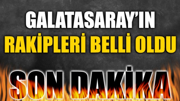 Aslan'n rakipleri belli oldu