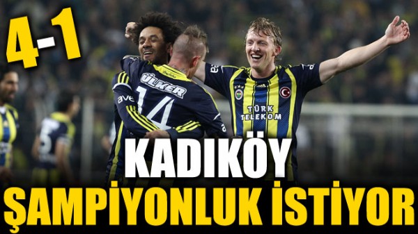 Kadky ampiyonluk istiyor: 4-1